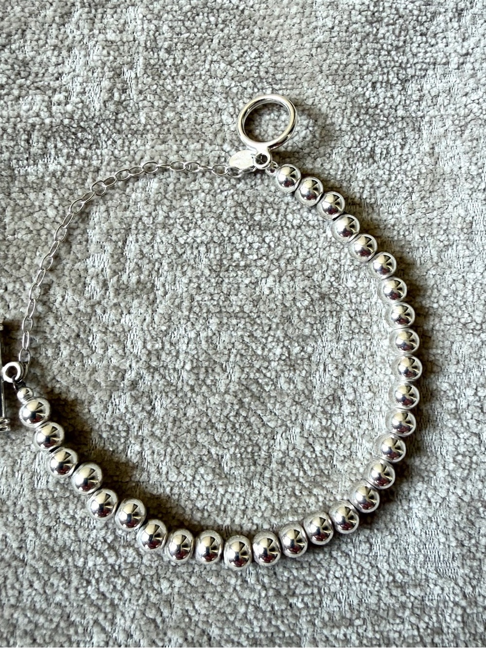 Silpada Sterling Silver Ball Bead Bracelet - Picture 5 of 11